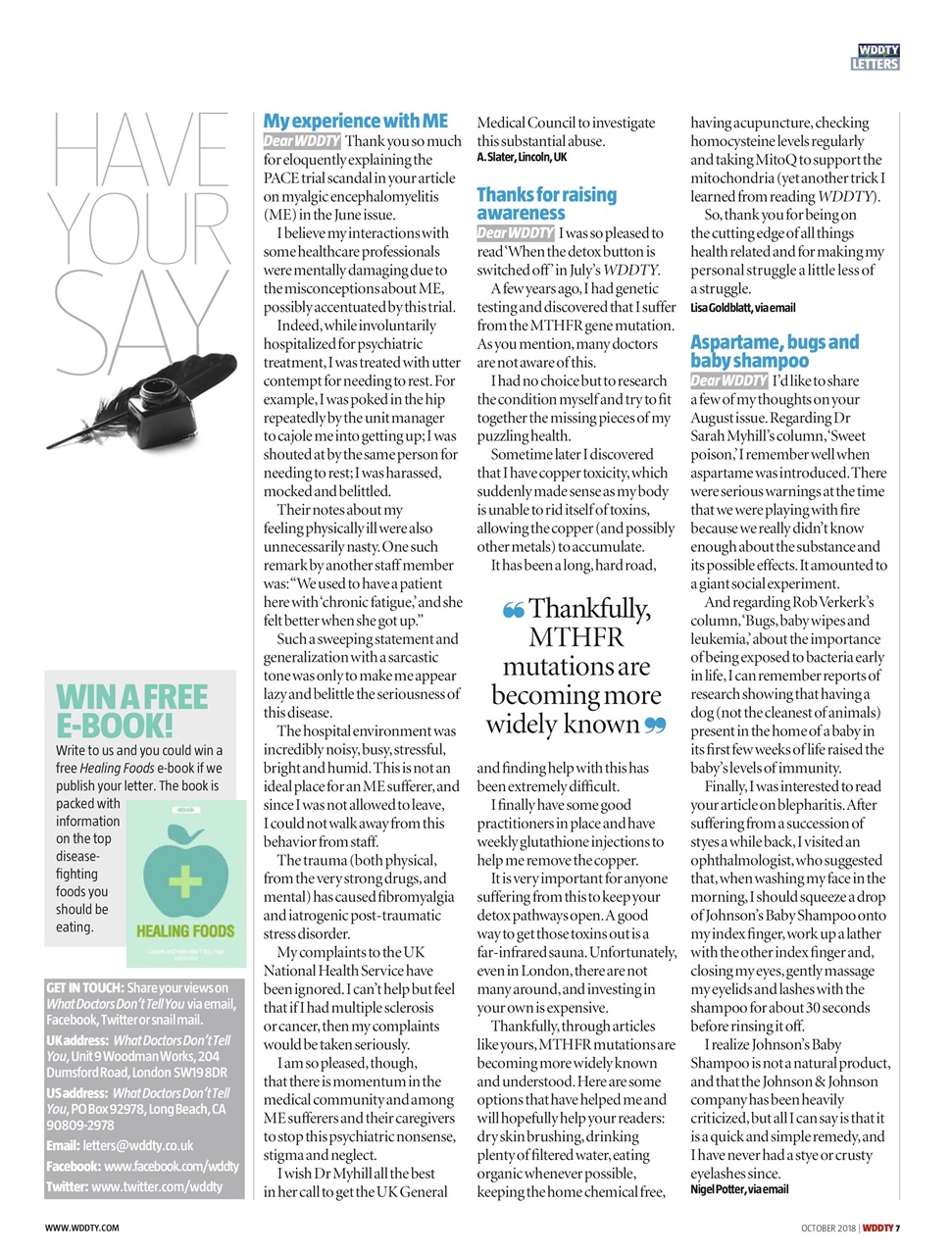 What Doctors Don't Tell You Preview Pages