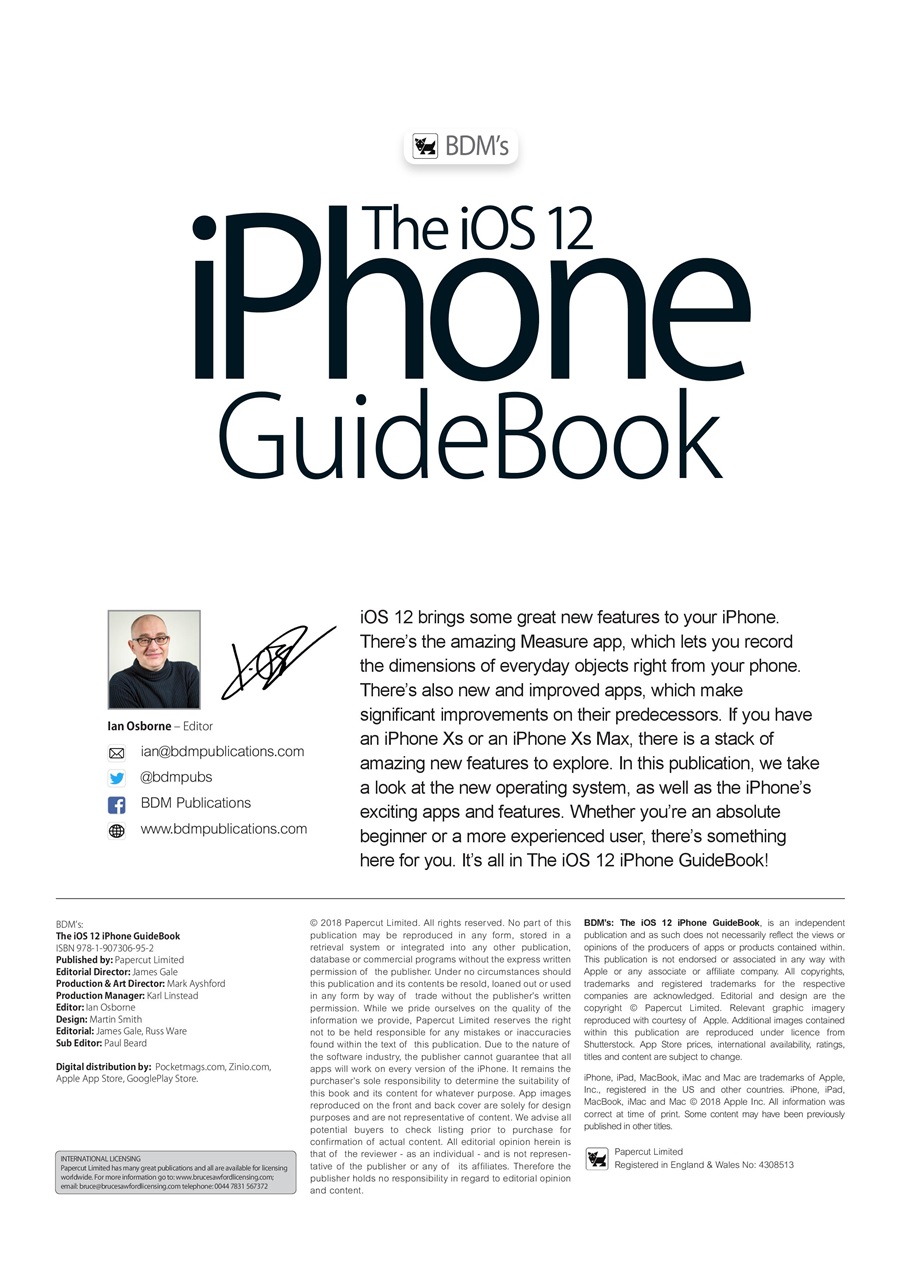 Essential Apple User Preview Pages