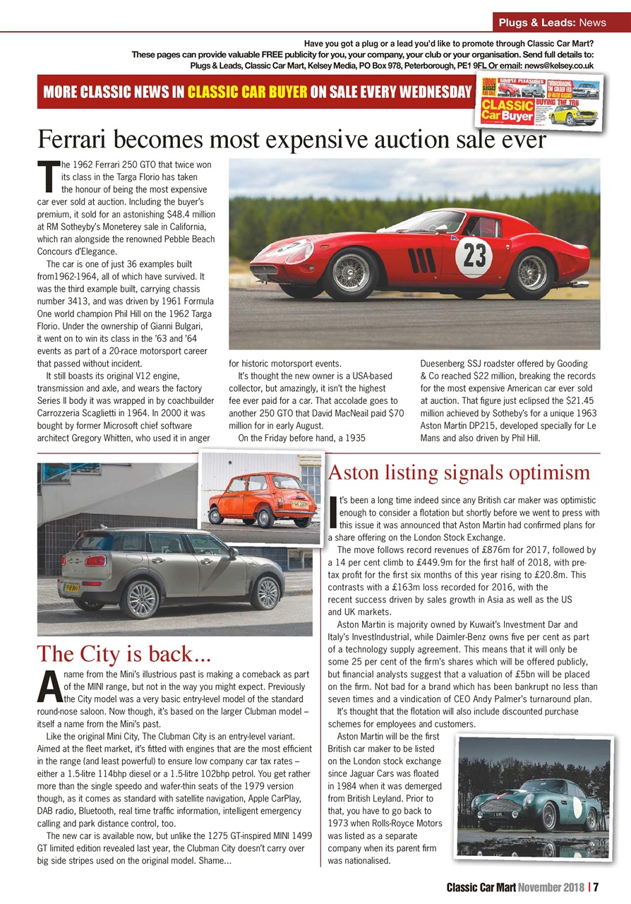 Classic Car Mart Preview Pages
