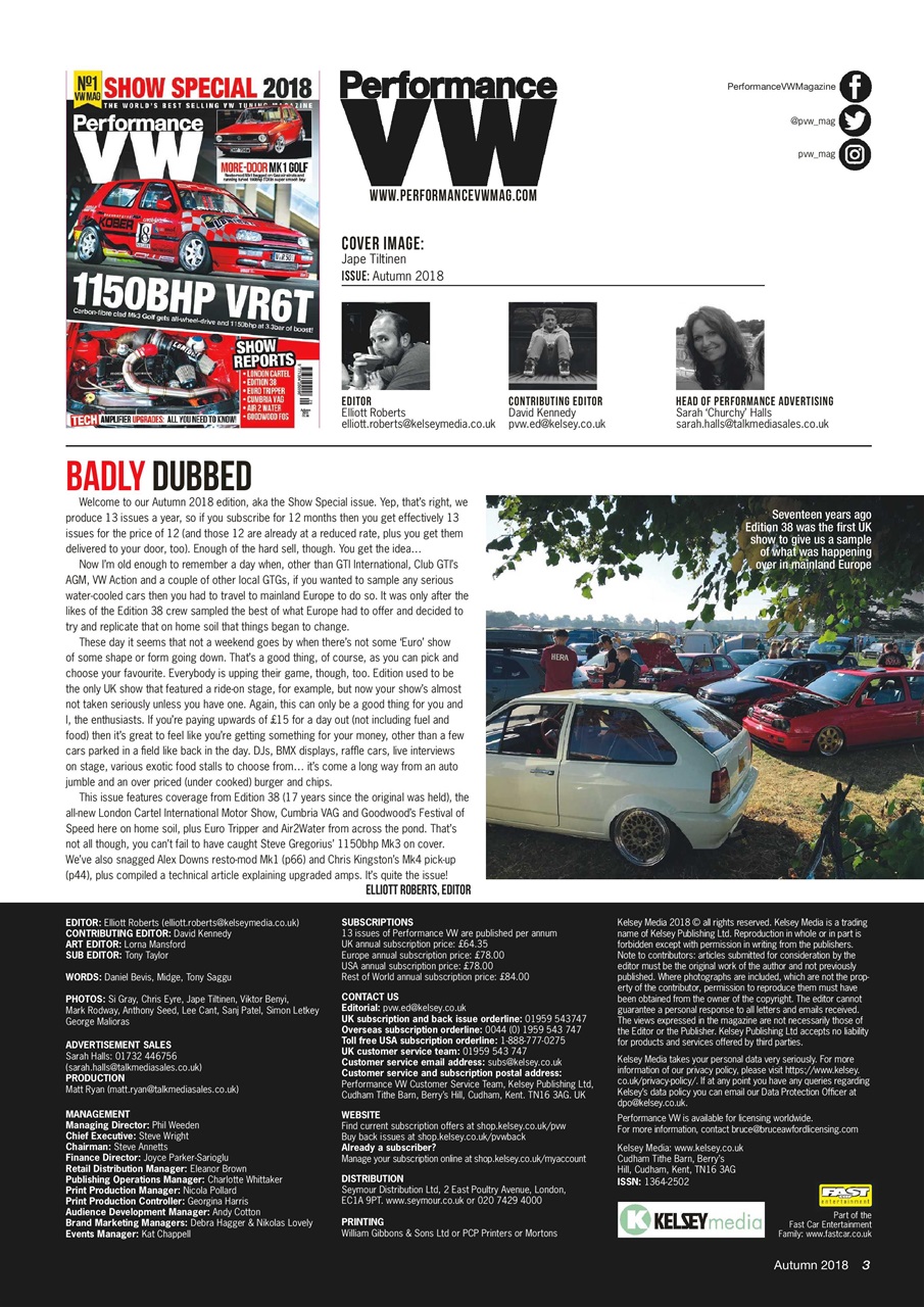 Performance VW Preview Pages