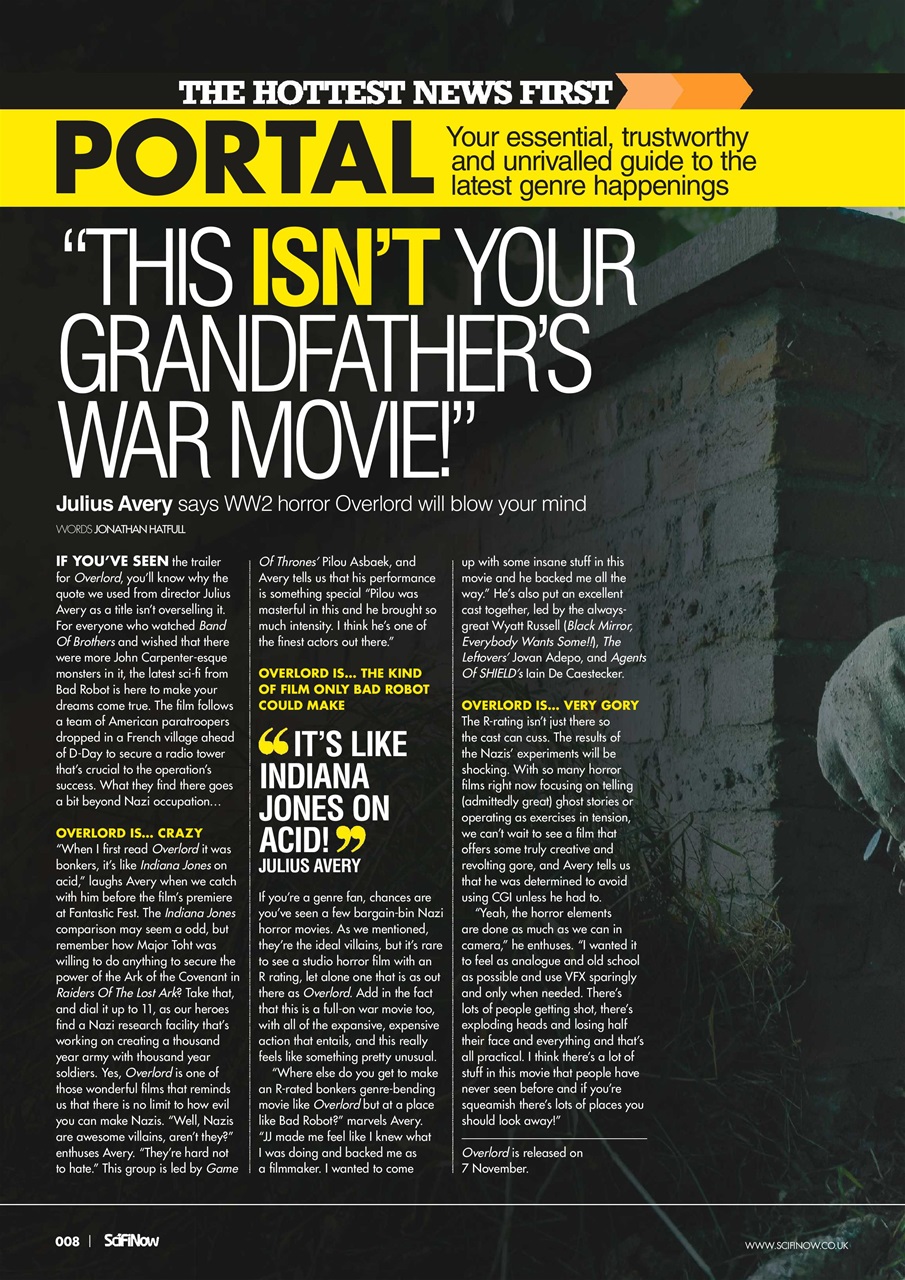 SciFiNow Preview Pages