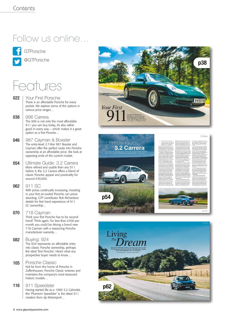 GT Porsche Preview Pages