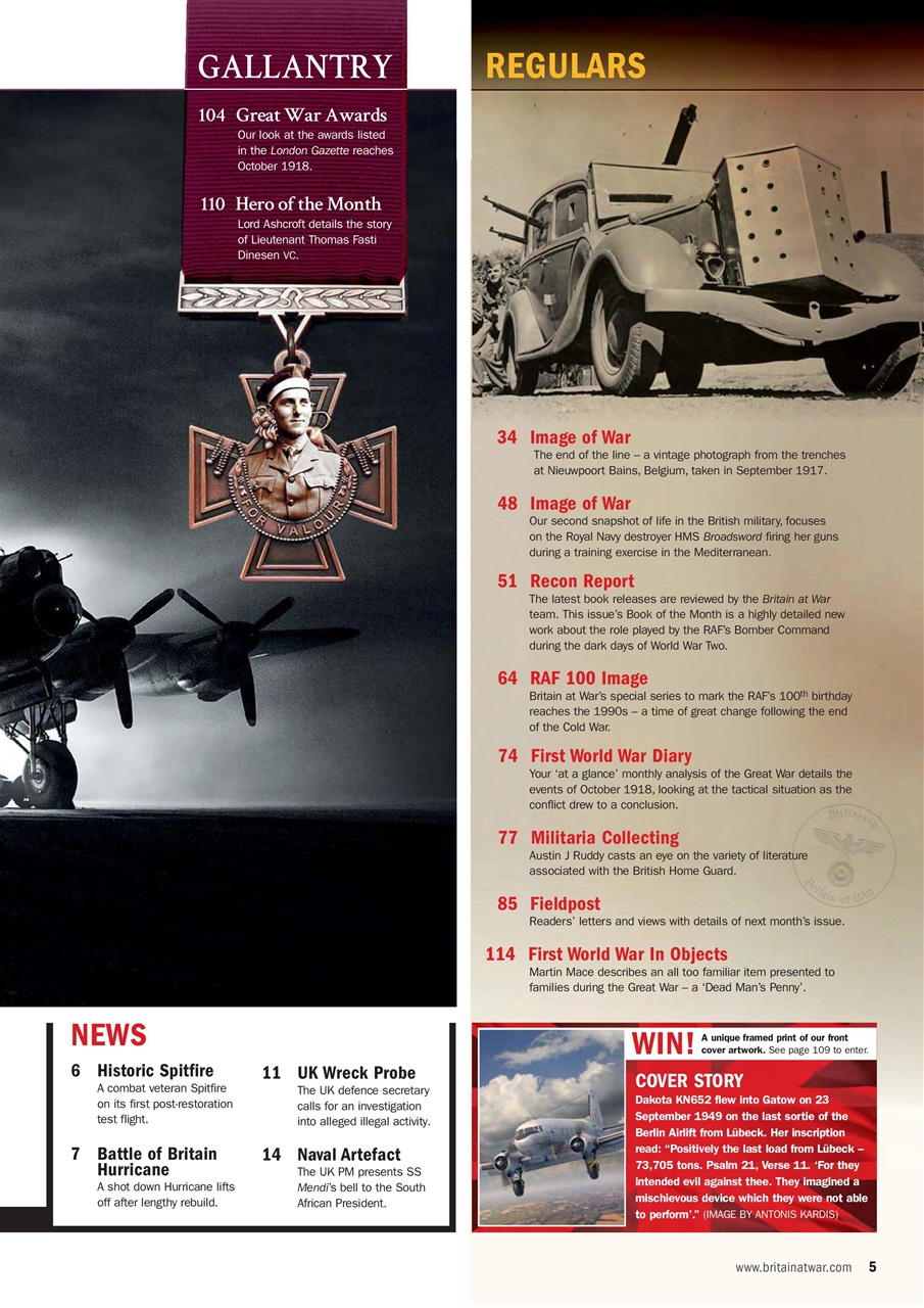 Britain at War Magazine Preview Pages
