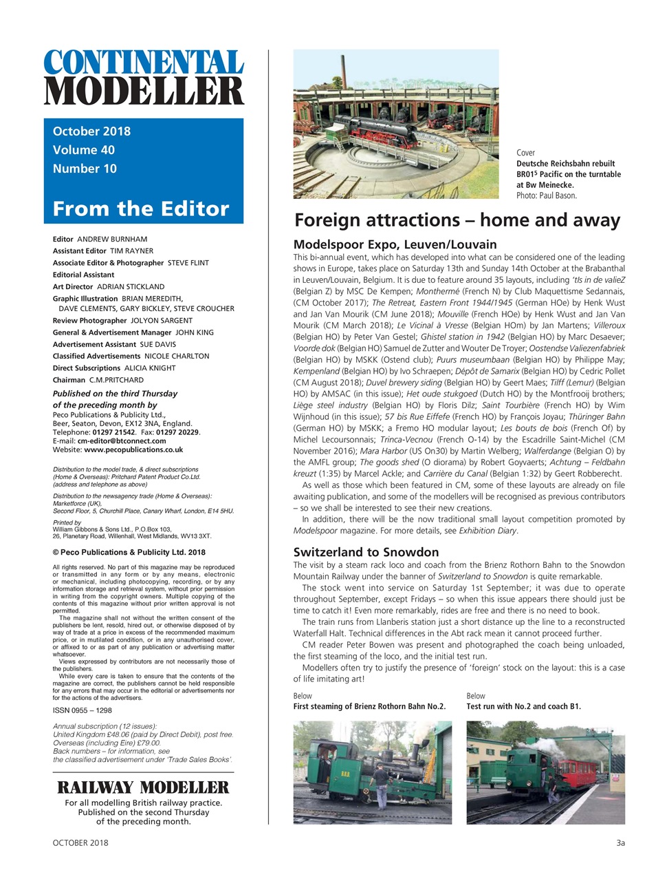 Continental Modeller Preview Pages