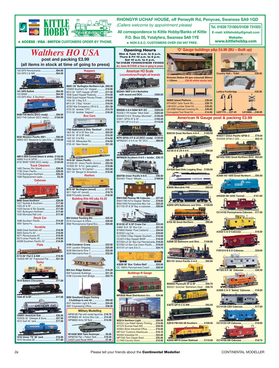 Continental Modeller Preview Pages