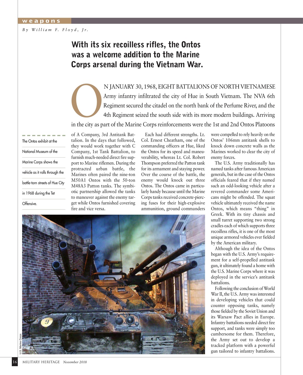 Military Heritage Preview Pages