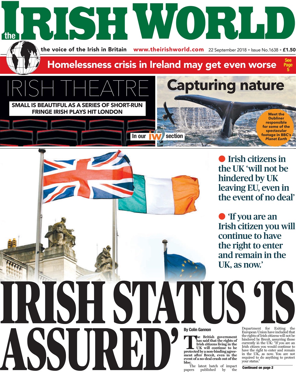Irish World Preview Pages
