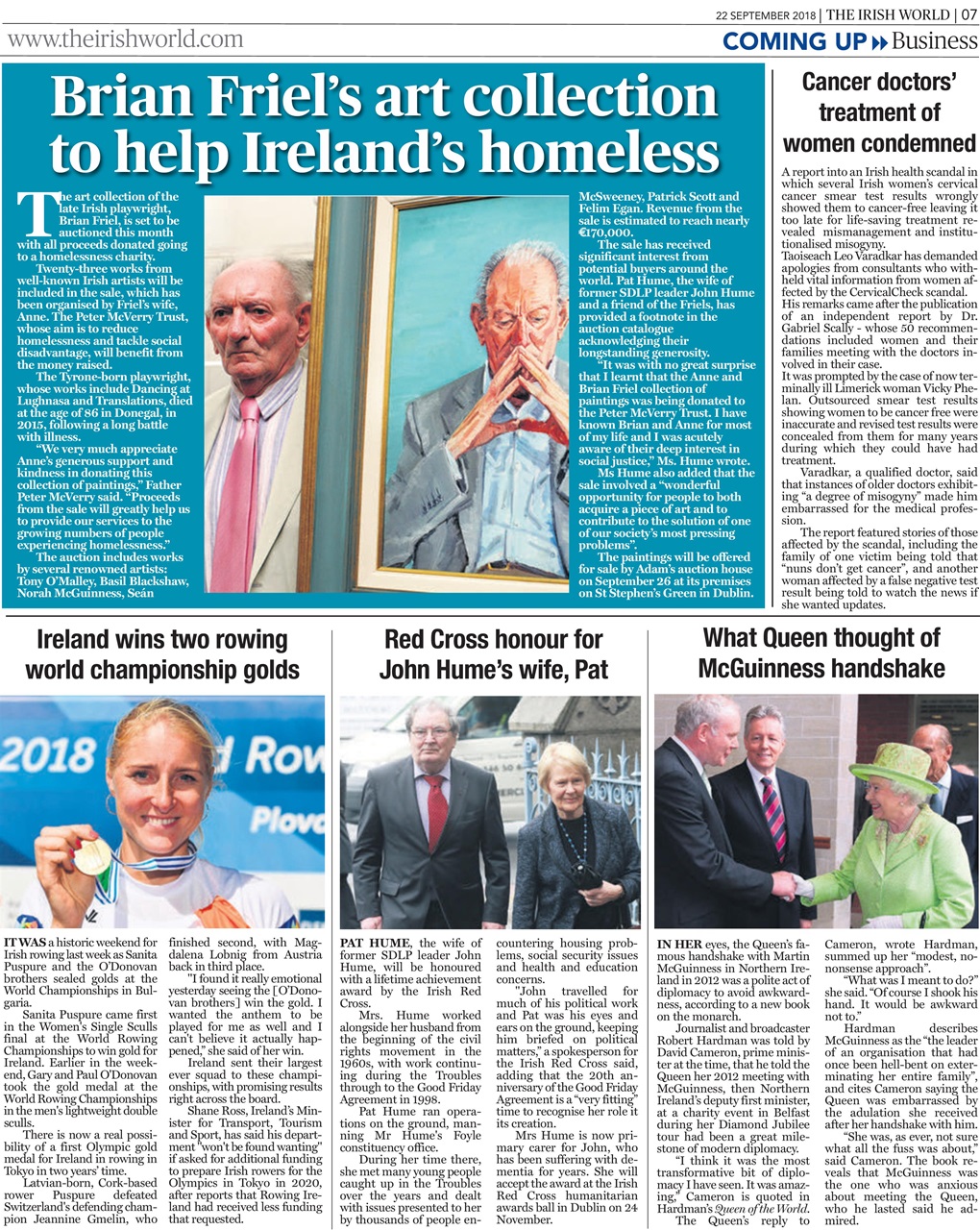 Irish World Preview Pages