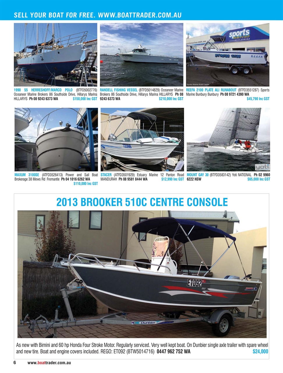Boat Trader Australia Preview Pages