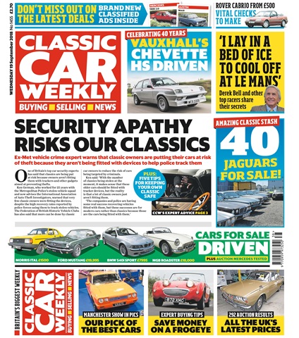 Classic Car Weekly issue 19th September 2018