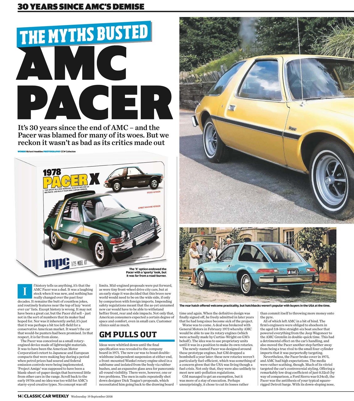 Classic Car Weekly Preview Pages