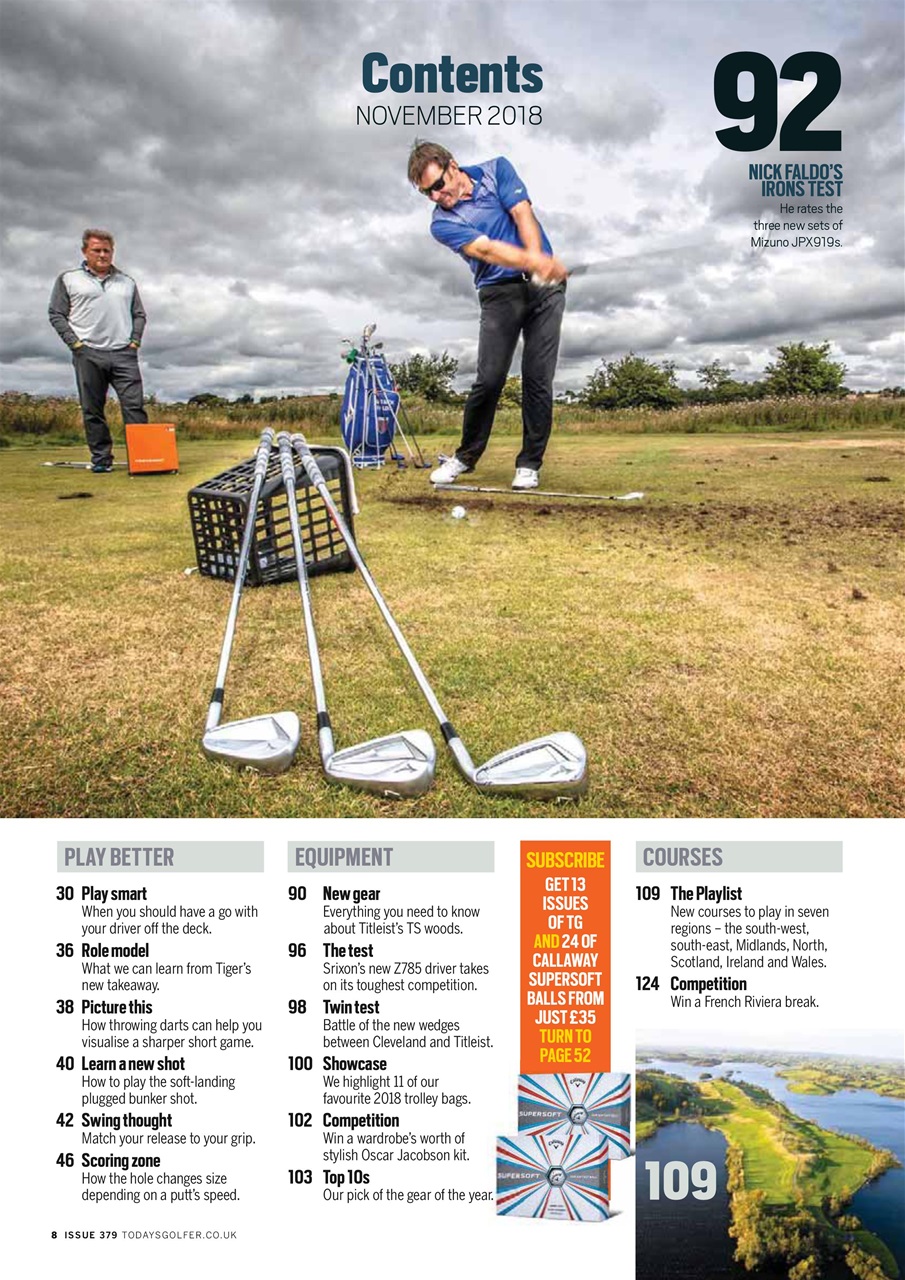 Today's Golfer Preview Pages