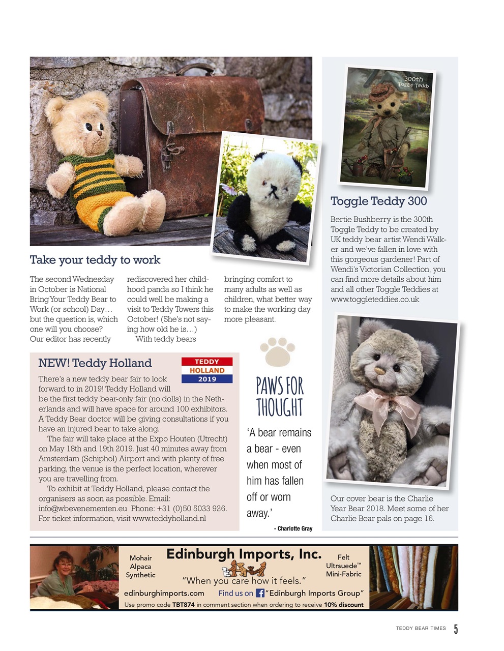 Teddy Bear Times Preview Pages