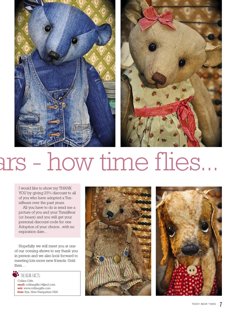 Teddy Bear Times Preview Pages