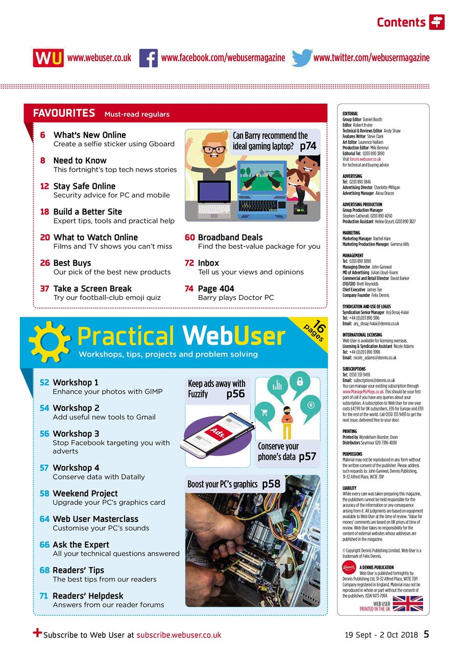 Webuser Preview Pages