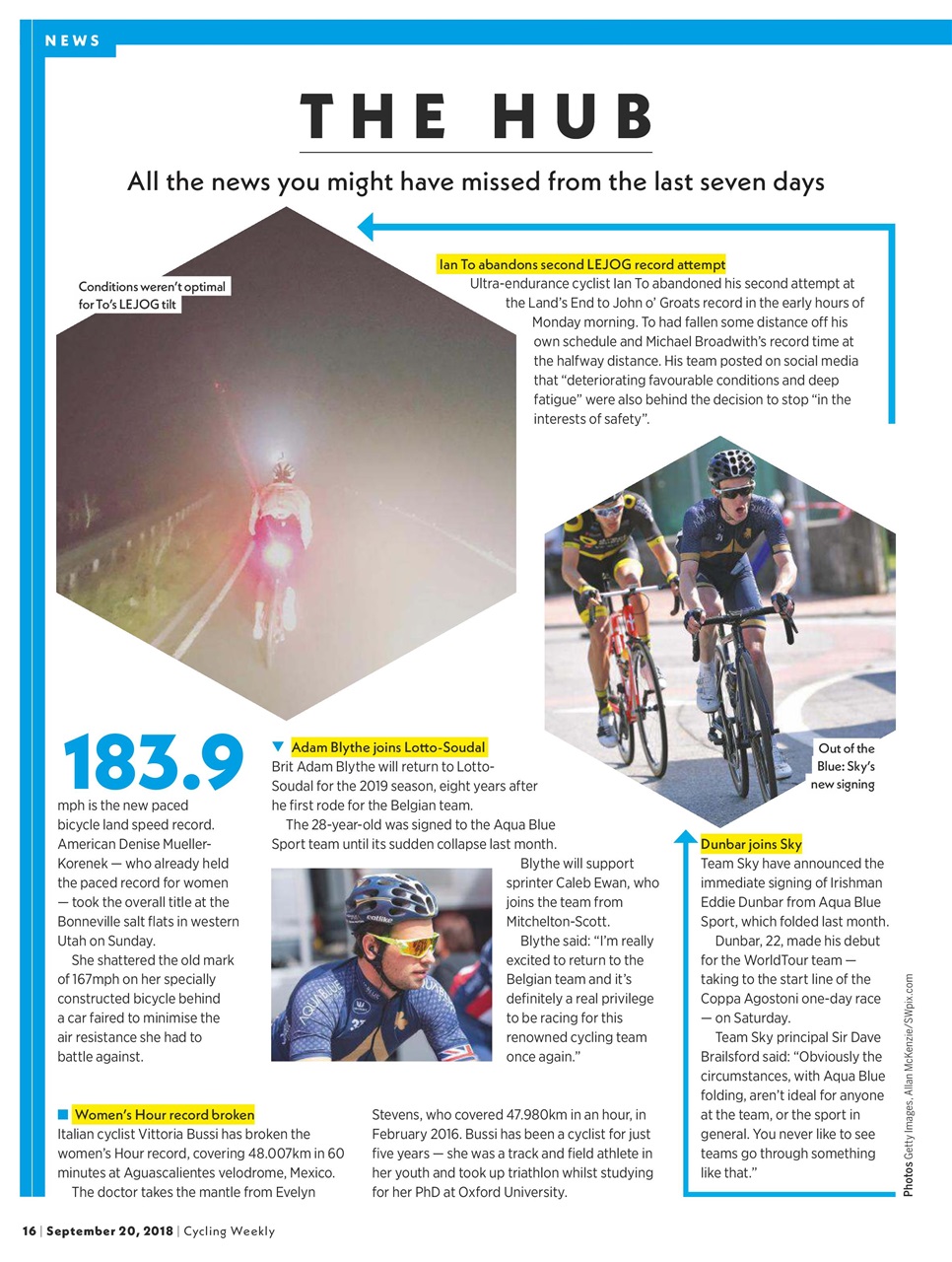 Cycling Weekly Preview Pages
