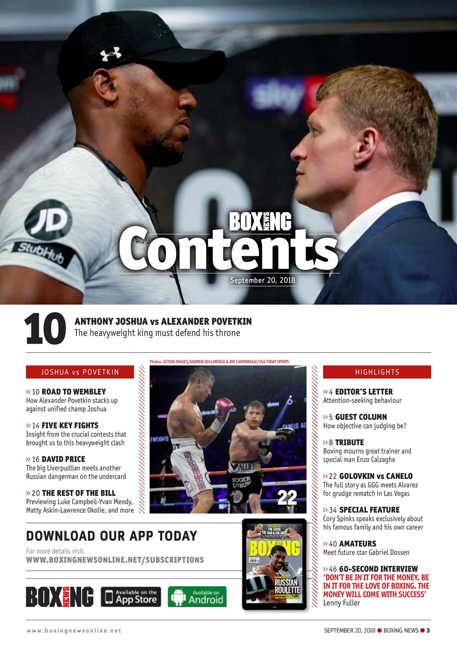 Boxing News Preview Pages