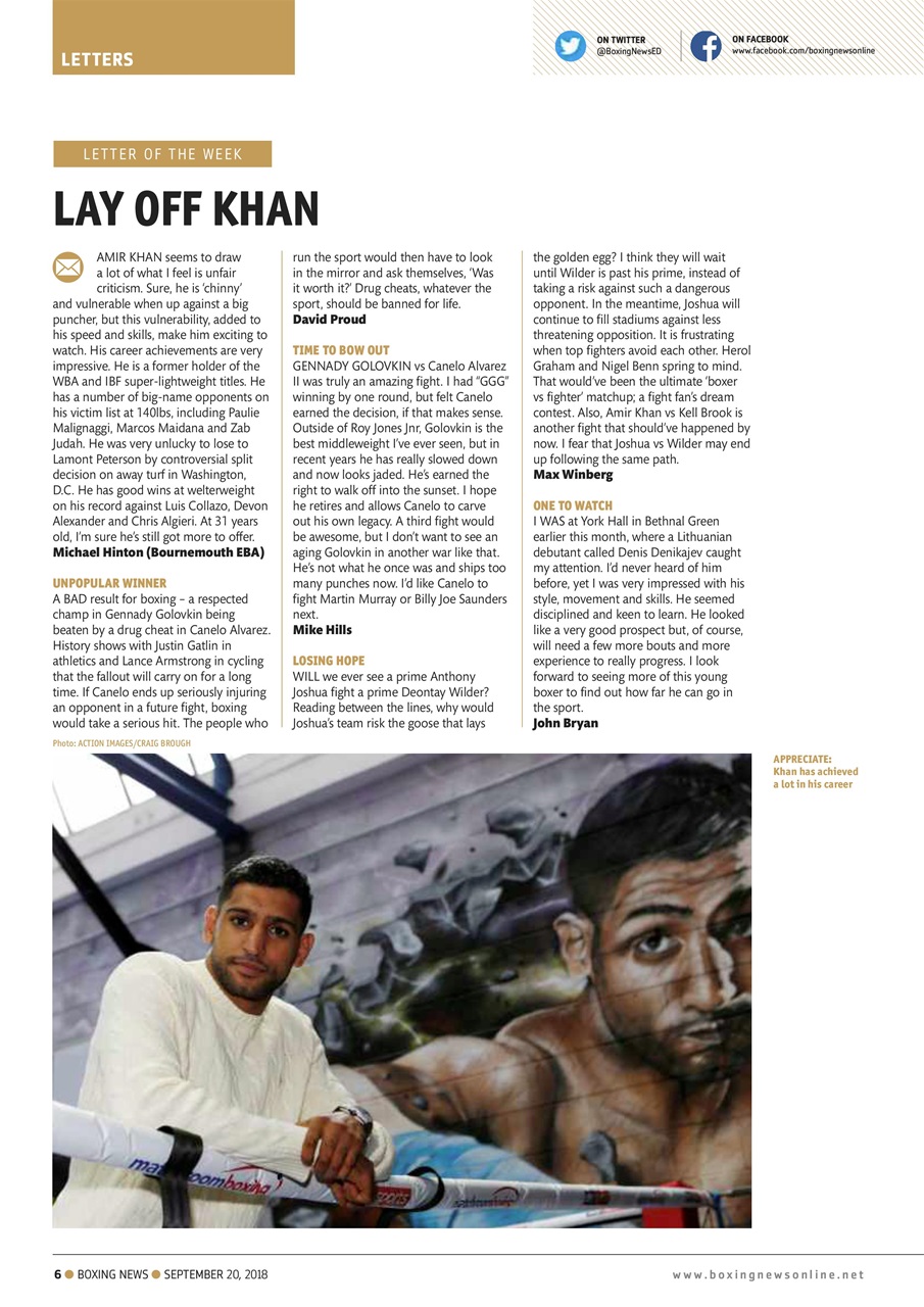 Boxing News Preview Pages