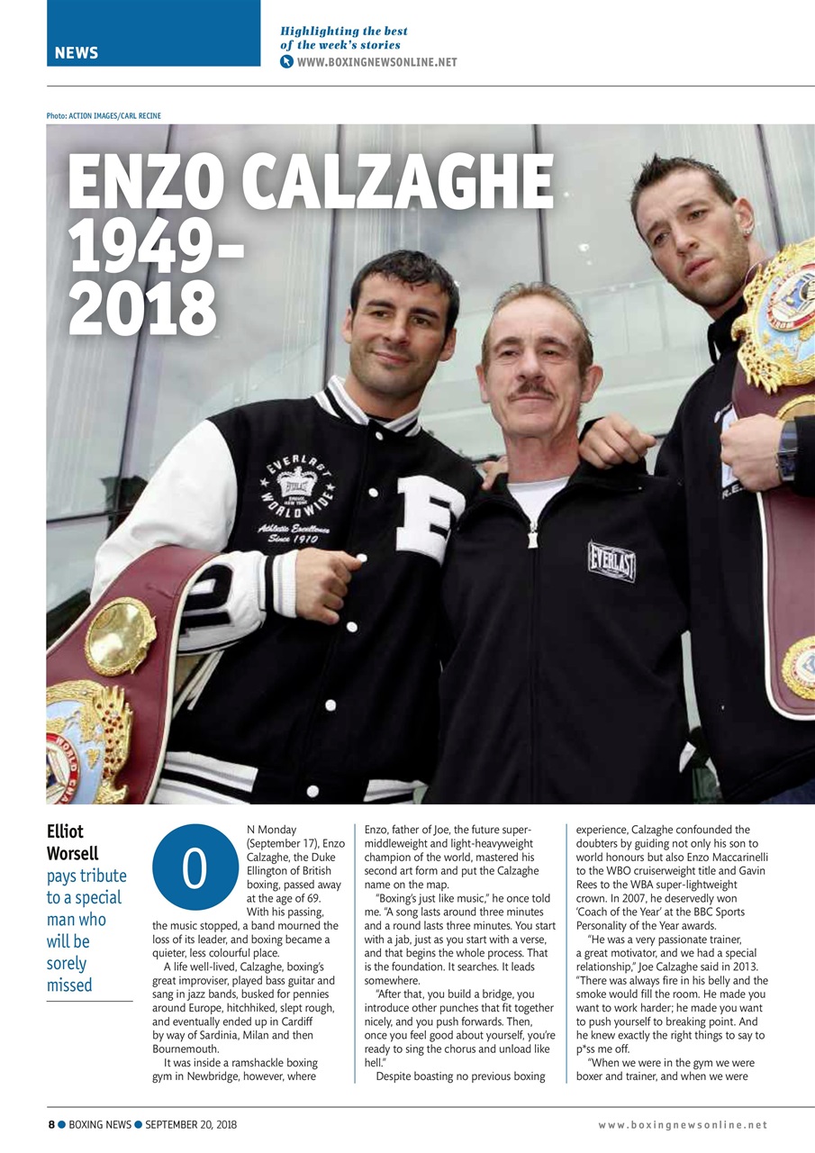 Boxing News Preview Pages