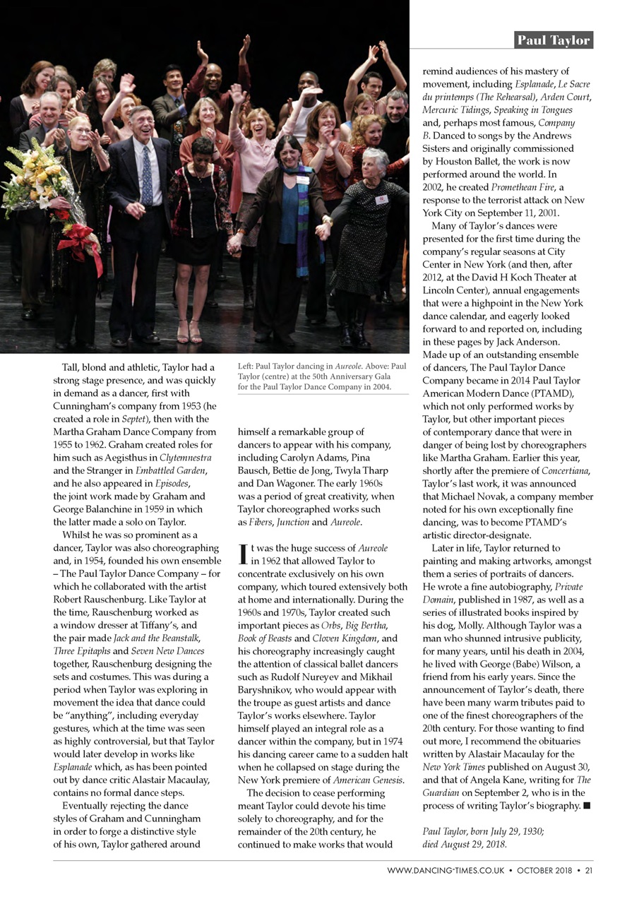 Dancing Times Preview Pages