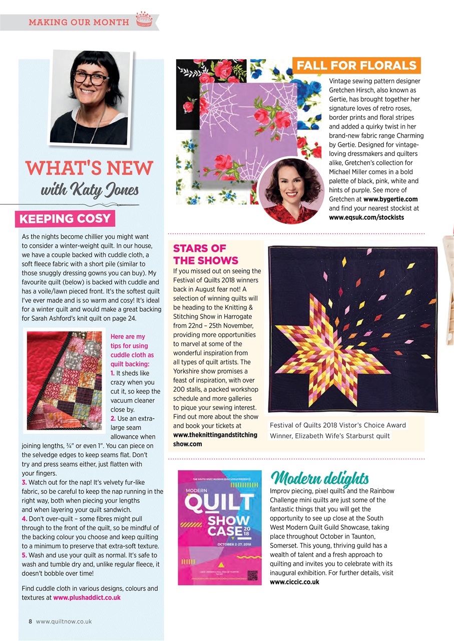 Quilt Now Preview Pages