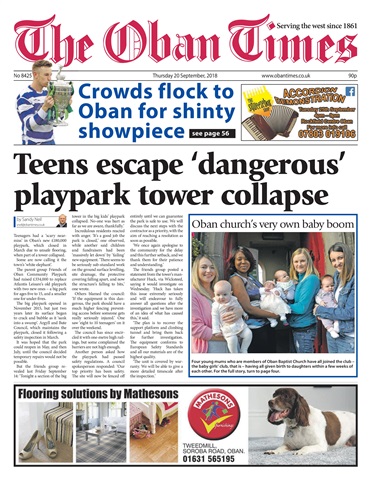 The Oban Times & Lochaber Times issue 20th September 2018