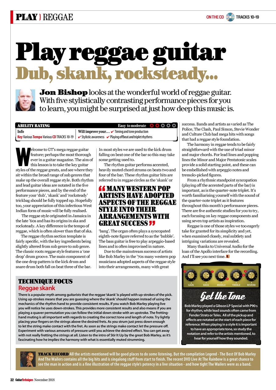 Guitar Techniques Preview Pages