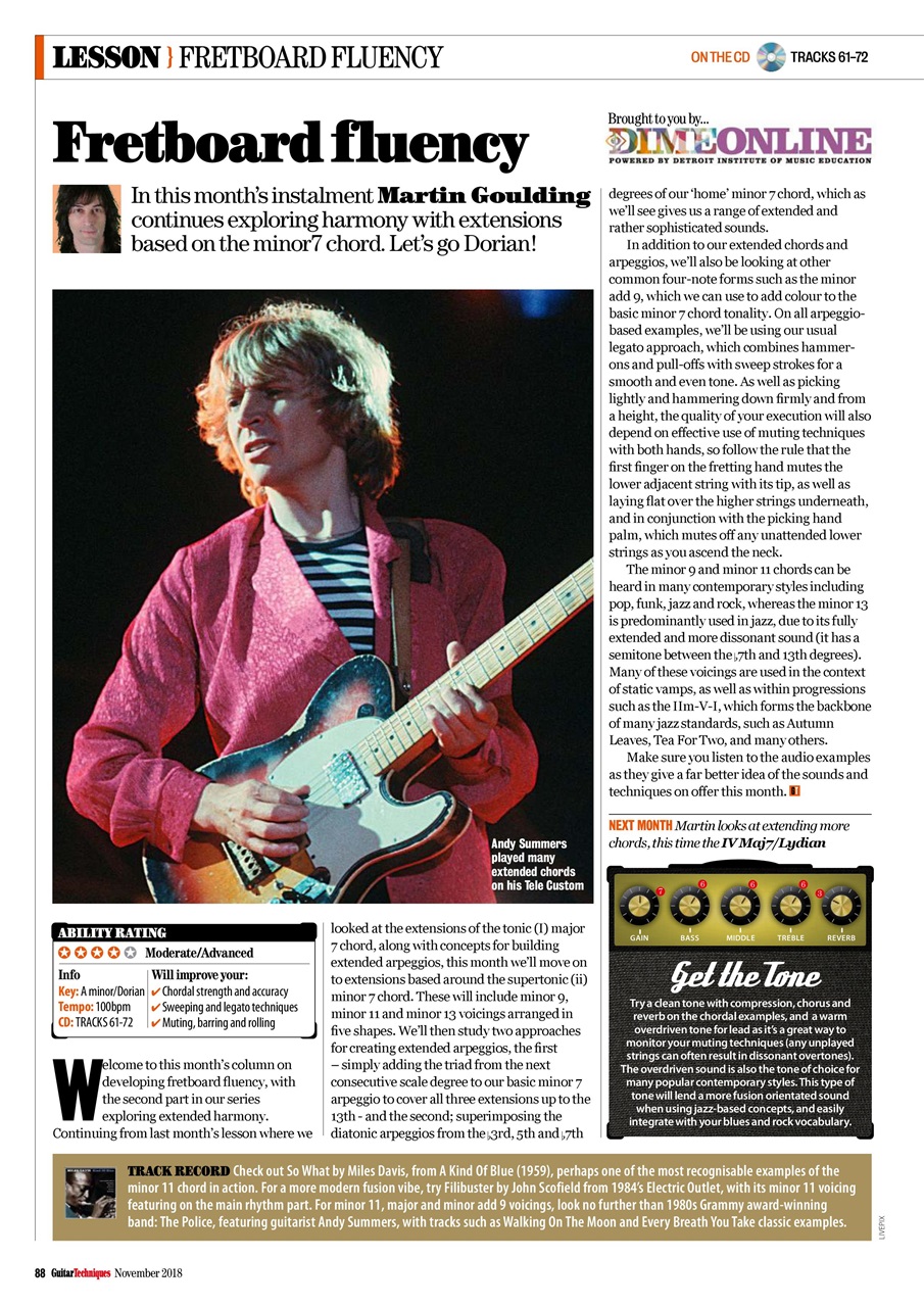 Guitar Techniques Preview Pages