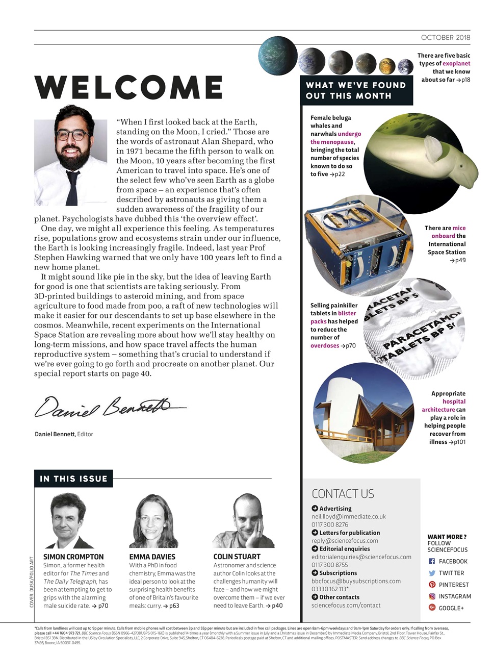 BBC Science Focus Magazine Preview Pages