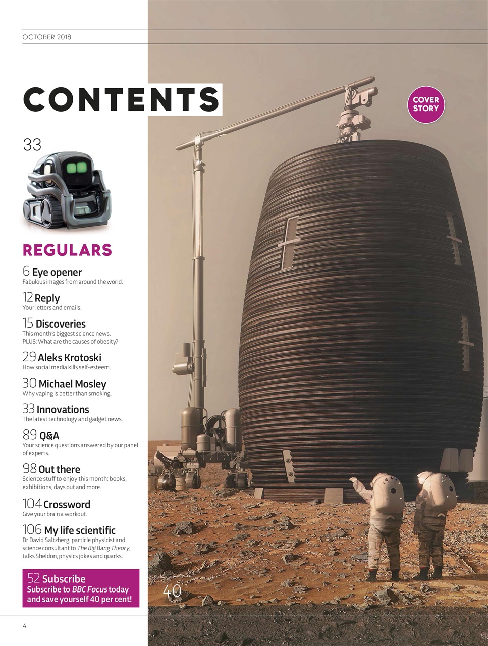 BBC Science Focus Magazine Preview Pages