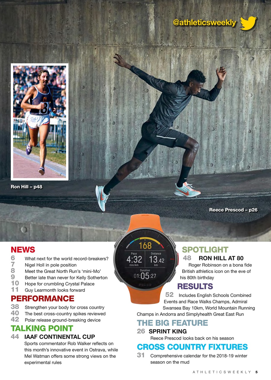 AW – Athletics Weekly Magazine Preview Pages