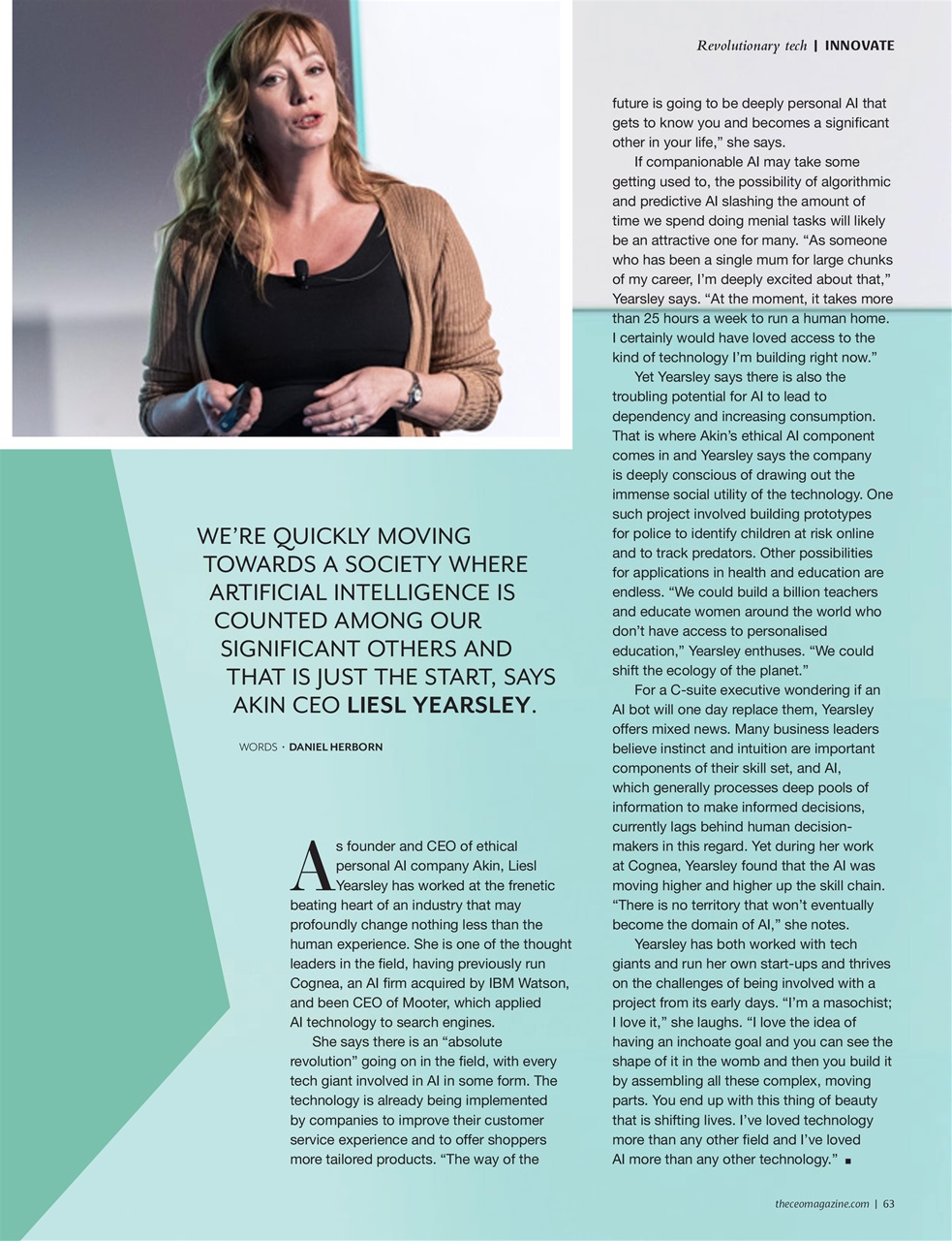 The CEO Magazine EMEA Preview Pages