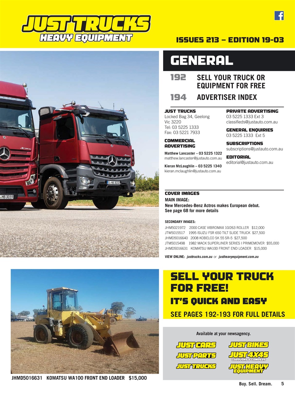 JUST TRUCKS Preview Pages