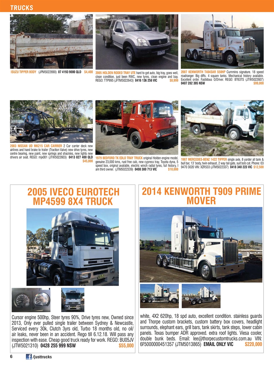 JUST TRUCKS Preview Pages