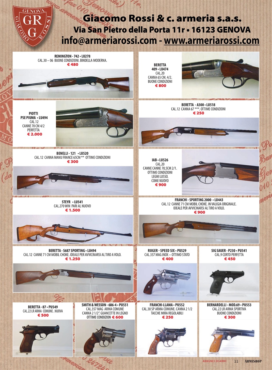 ARMI SHOP Preview Pages