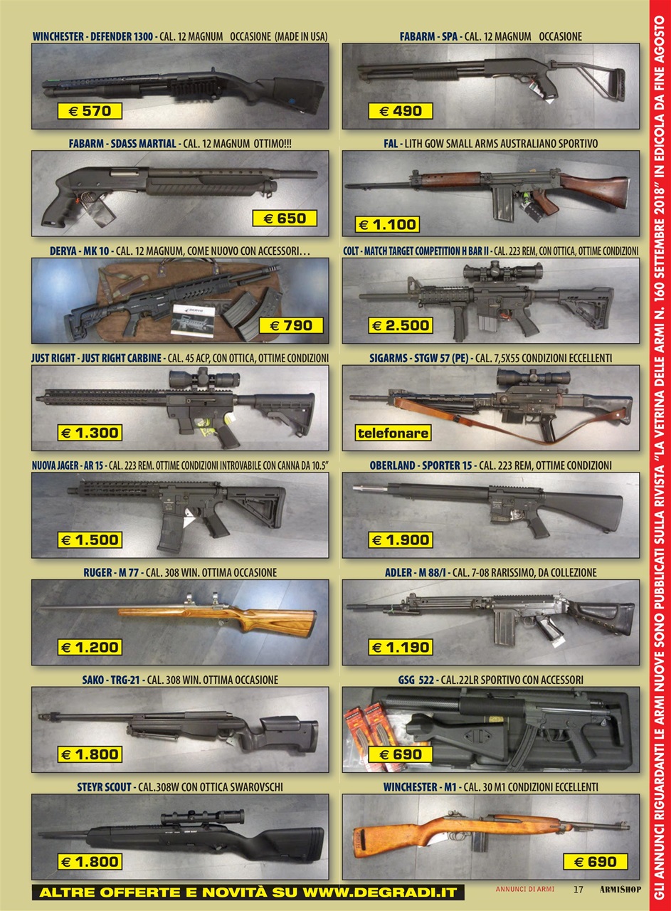 ARMI SHOP Preview Pages