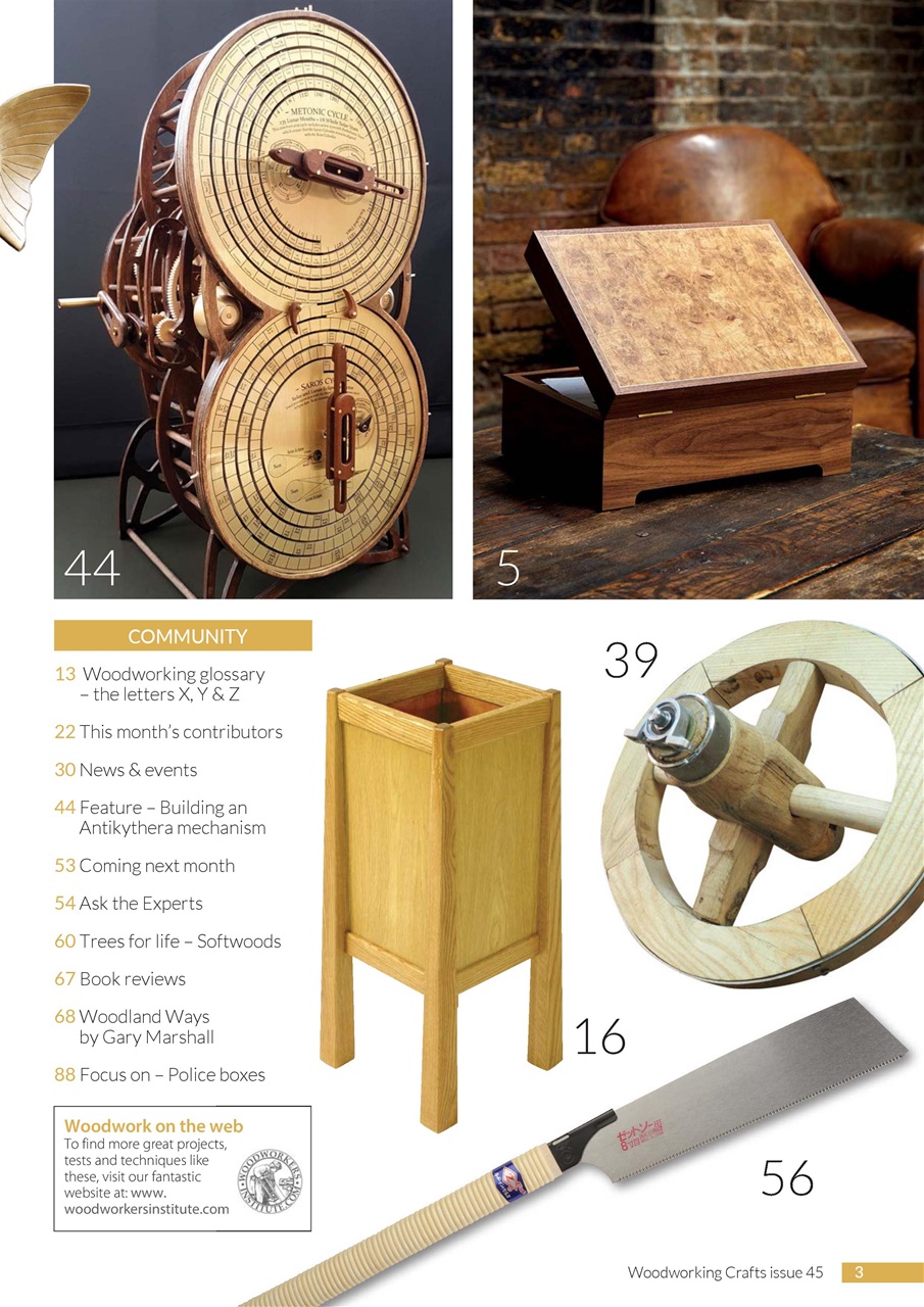 Woodworking Crafts Magazine Preview Pages