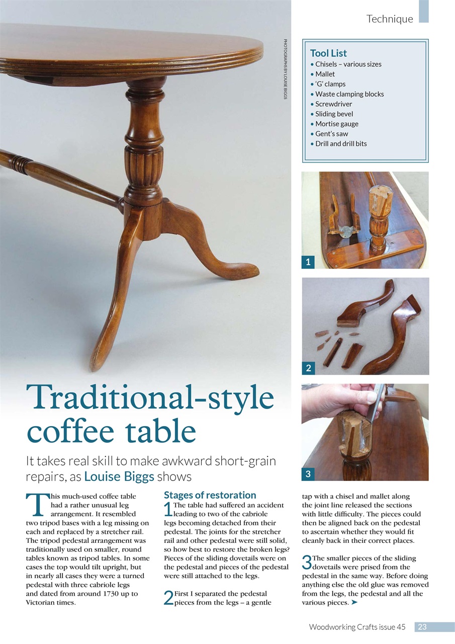Woodworking Crafts Magazine Preview Pages