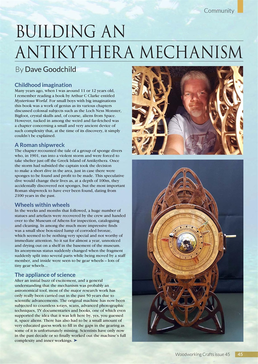 Woodworking Crafts Magazine Preview Pages