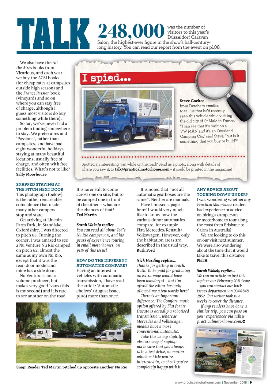 Practical Motorhome Preview Pages