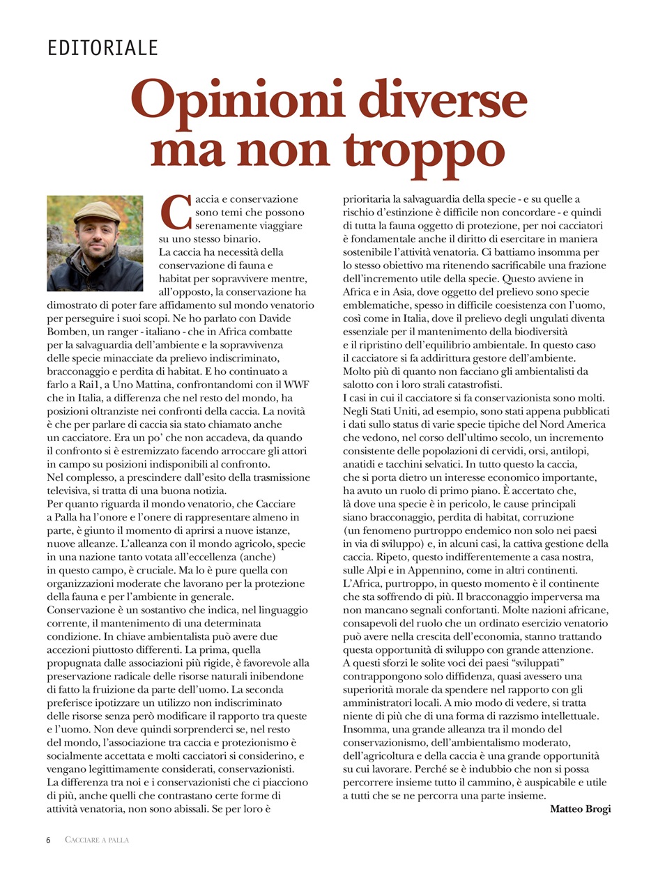 Caccia Magazine Preview Pages