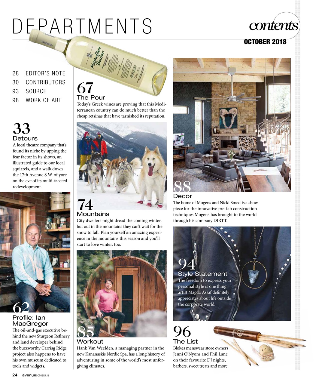 Avenue Calgary Preview Pages