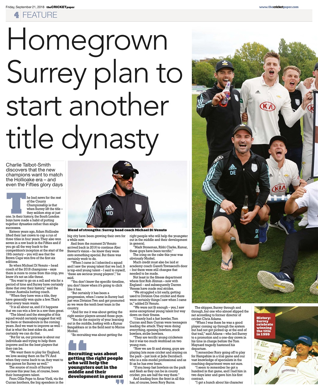 The Cricket Paper Preview Pages