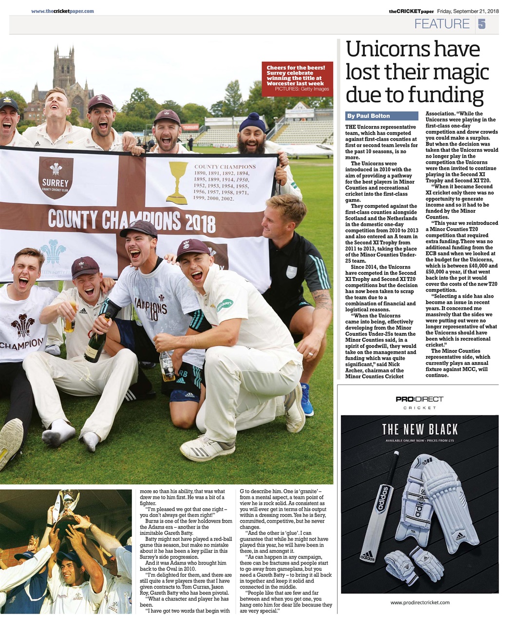The Cricket Paper Preview Pages