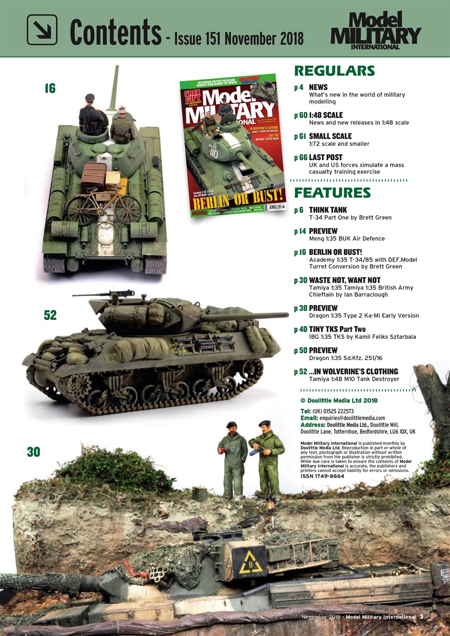 Military Modelling International Magazine Preview Pages