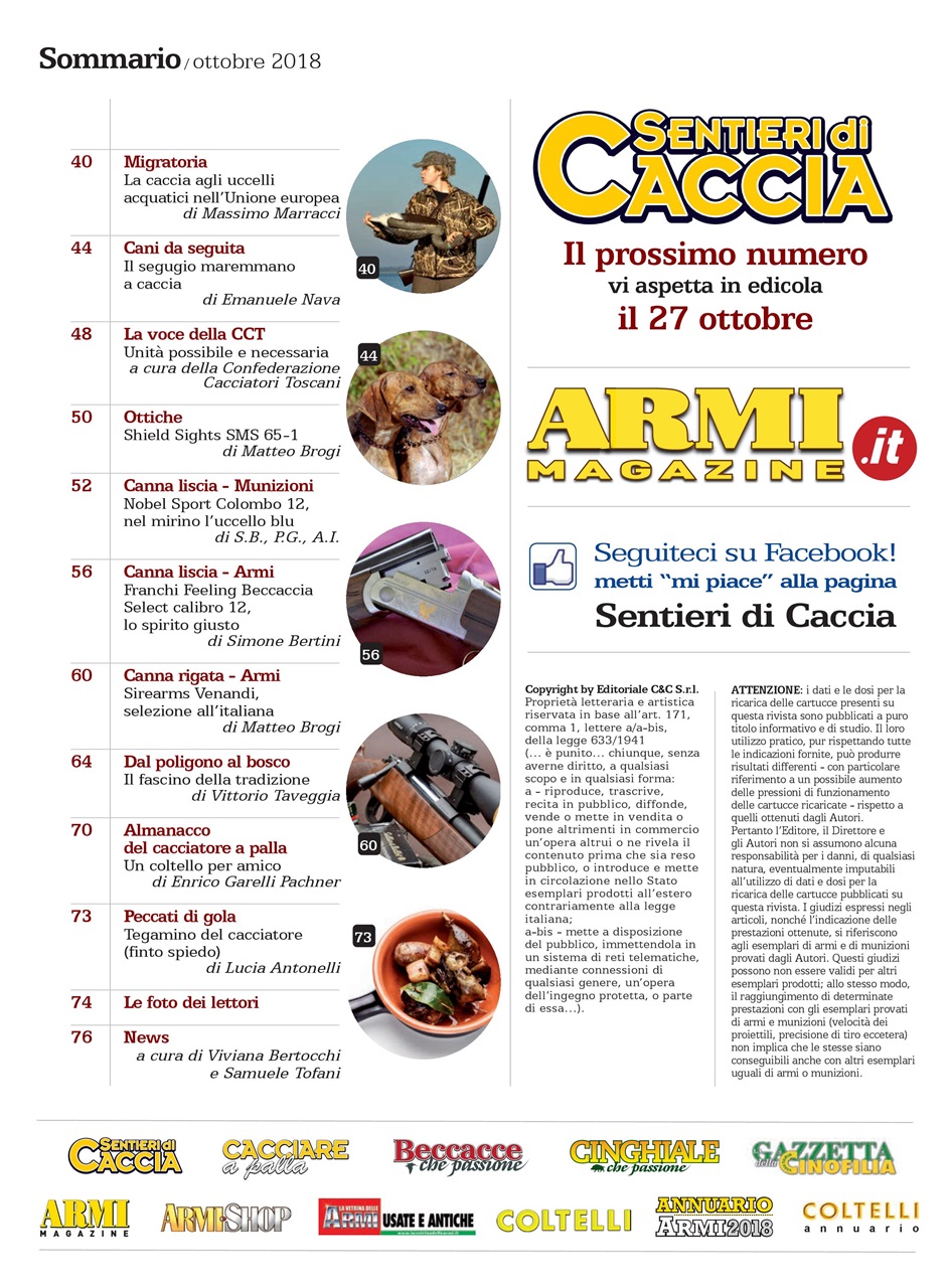 SENTIERI DI CACCIA Preview Pages