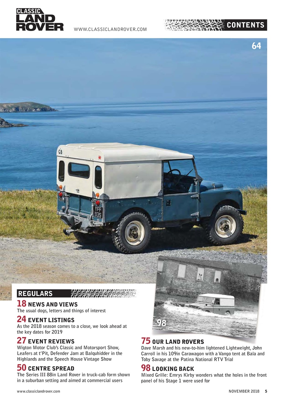 Classic Land Rover Magazine Preview Pages