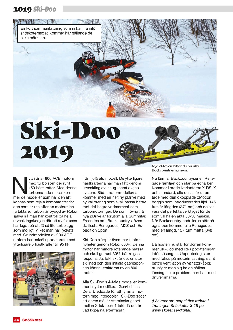 Tidningen Snöskoter Preview Pages