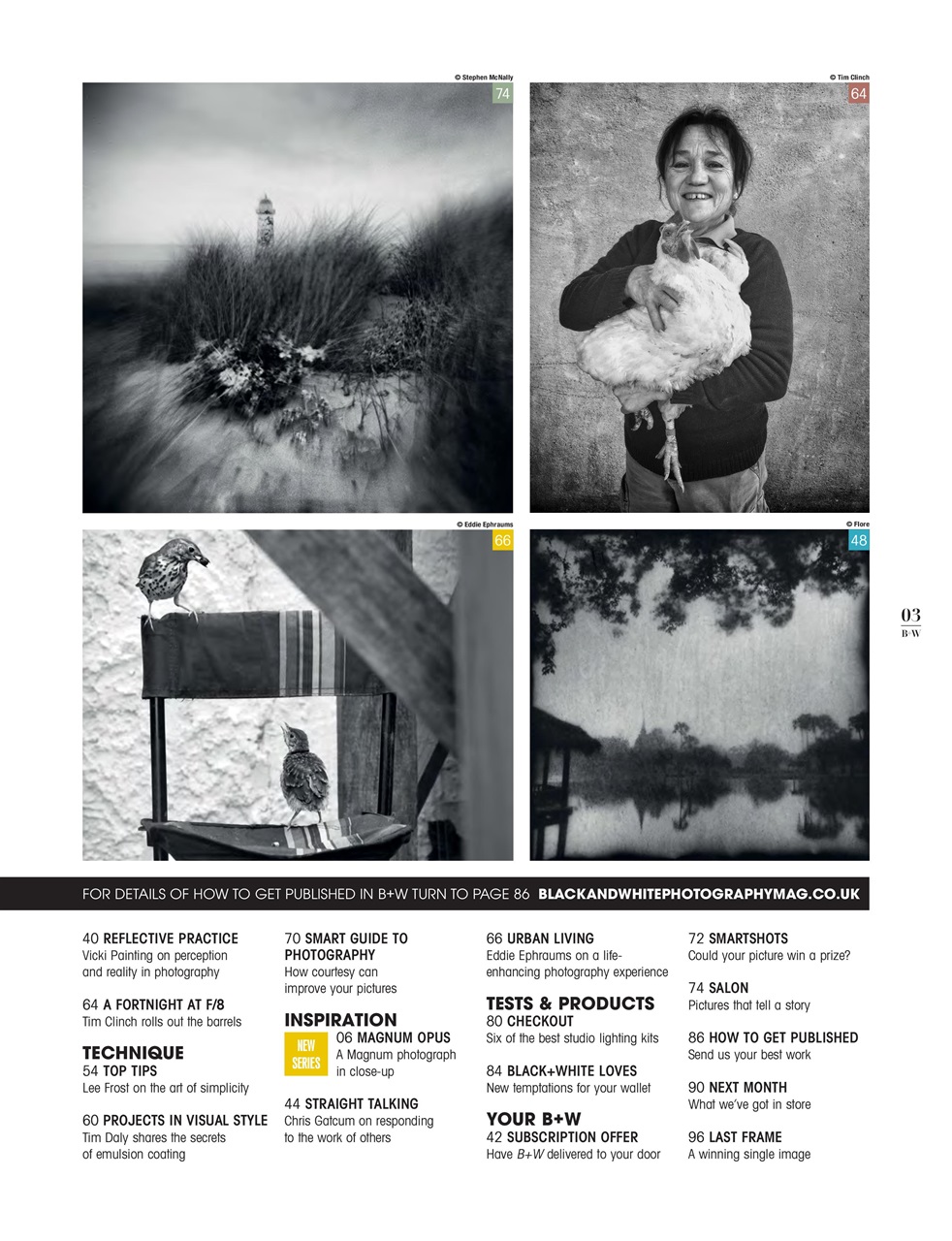 Black+White Photography Preview Pages