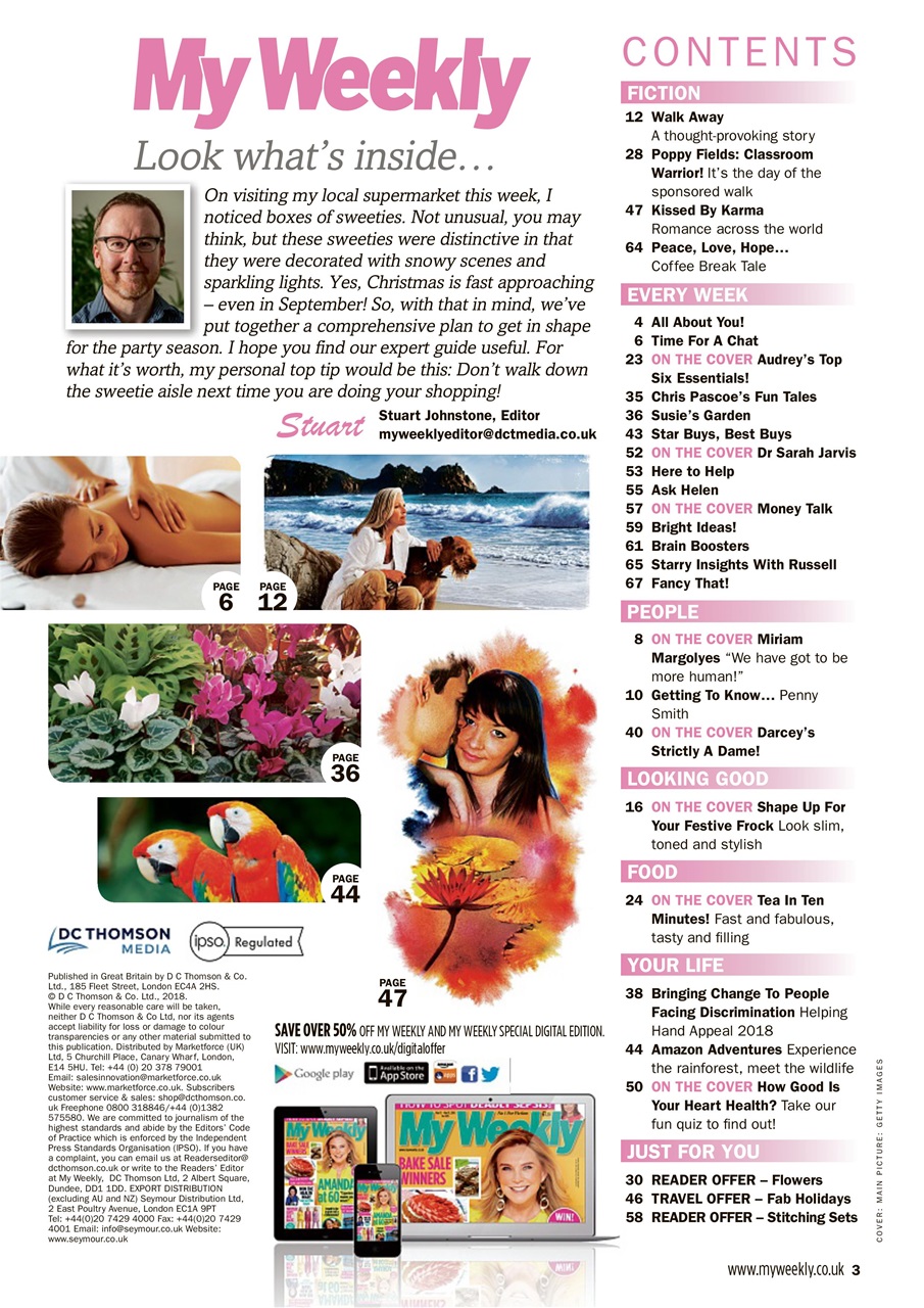 My Weekly Preview Pages